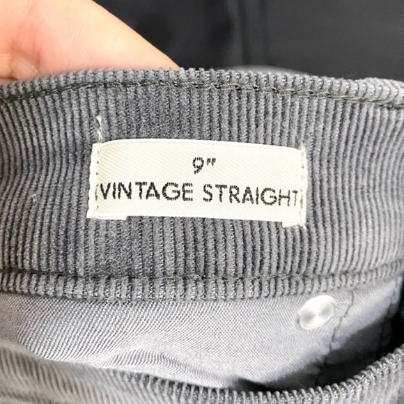 J.Crew Coal Gray Vintage Straight Pants in Garment-dyed Corduroy Classic Preppy - Picture 5 of 8